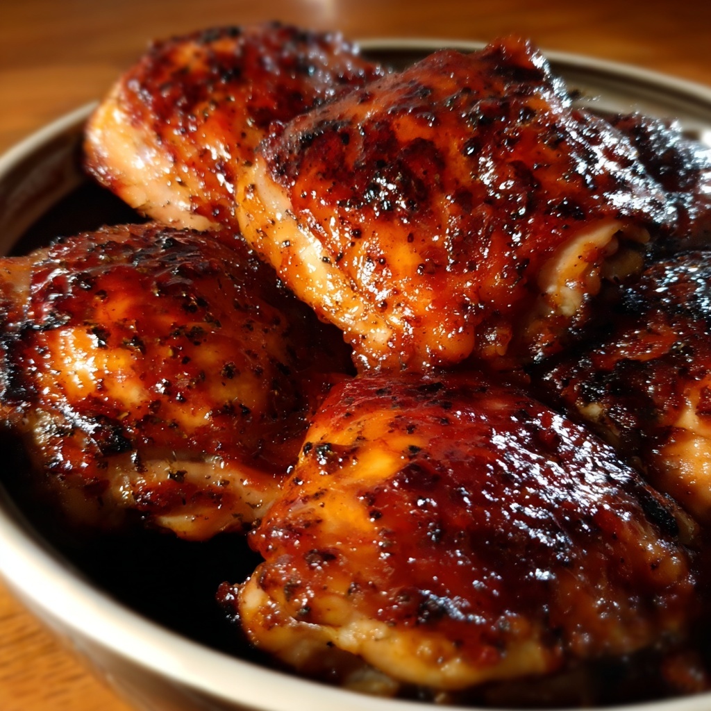 Slow Cooker BBQ Chicken Recipe - Recipe Image