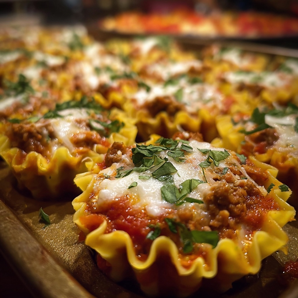 Lasagna Roll-Ups with Ground Beef and Cheese Recipe - Recipe Image