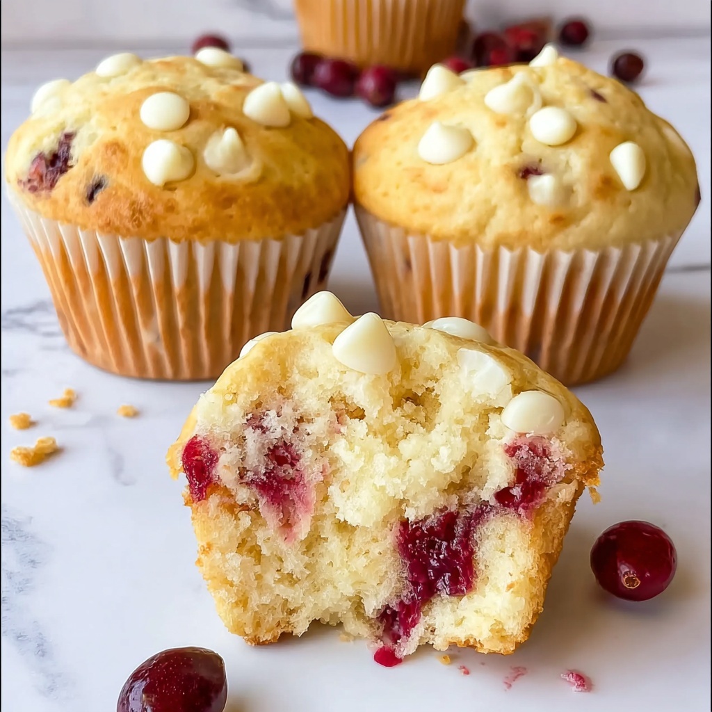 Cranberry White Chocolate Muffins: 7 Steps to Bliss Recipe - Recipe Image