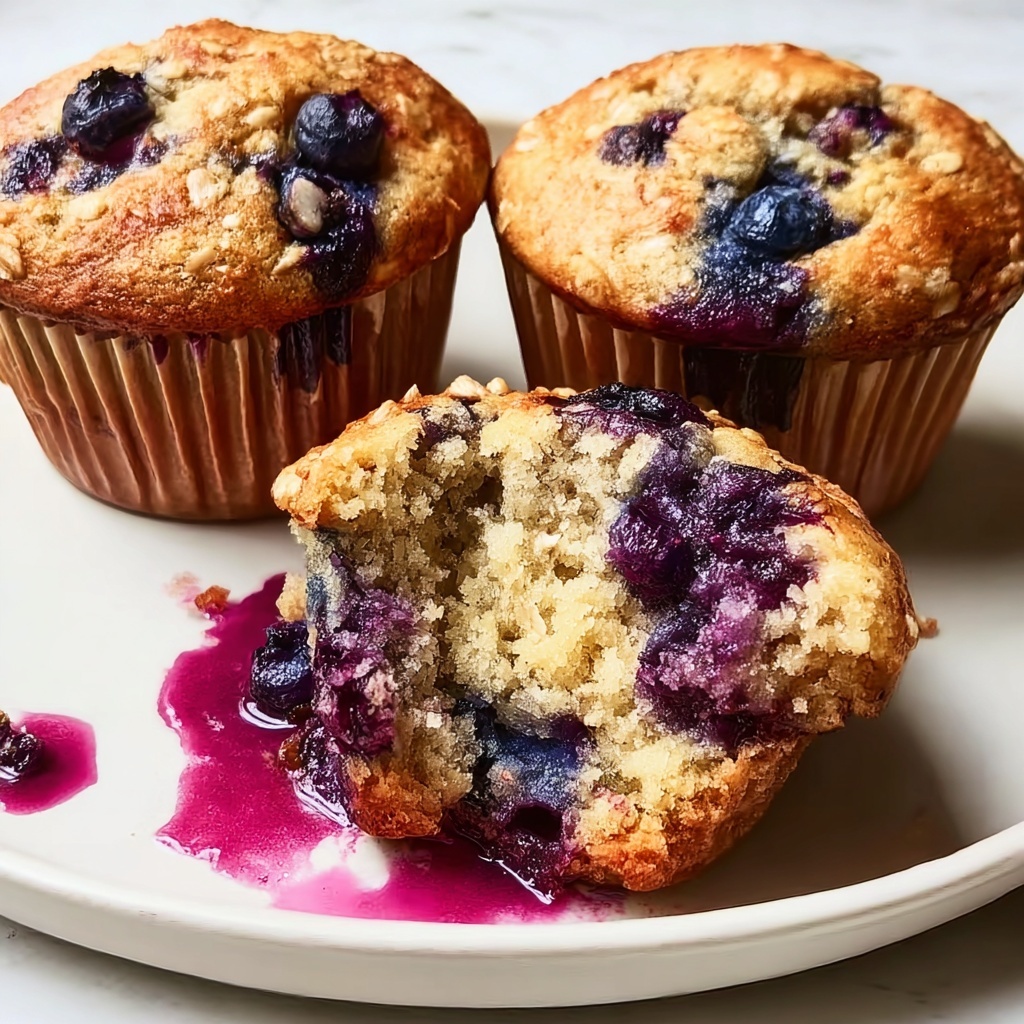 Blueberry Oatmeal Muffins Recipe - Recipe Image
