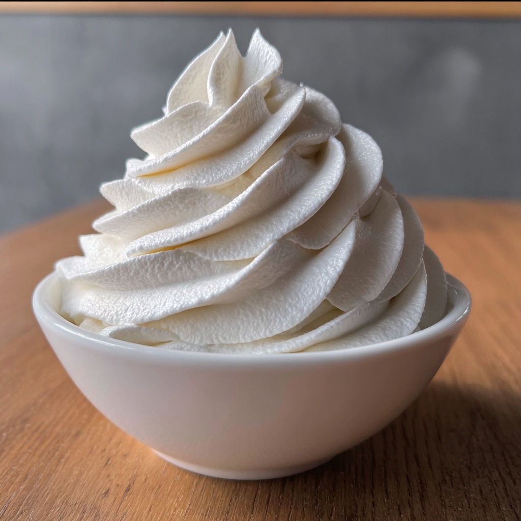 Stabilized Whipped Cream: 5 Steps to Perfect Nostalgic Topping Recipe - Recipe Image