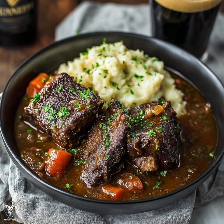 Savory Guinness Braised Short Ribs for Cozy Nights Recipe