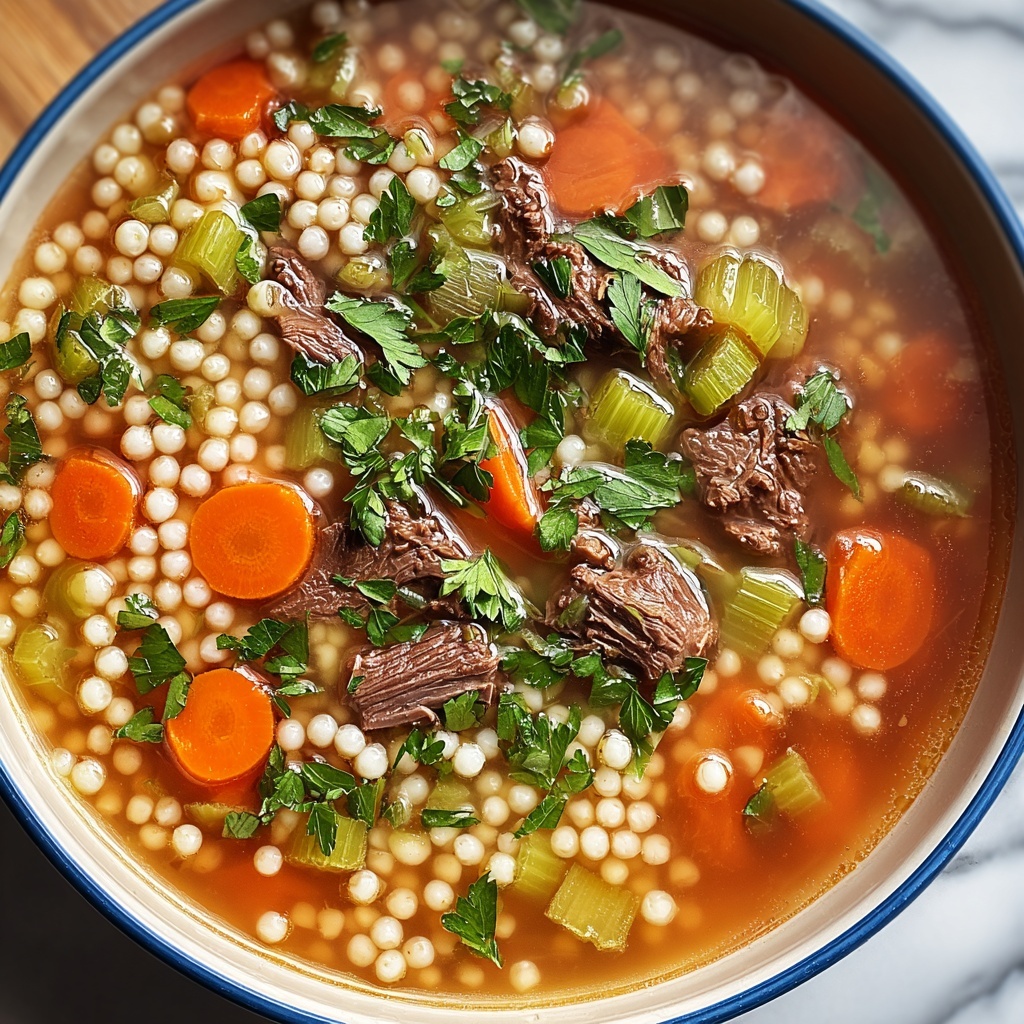 Hearty Beef and Barley Soup Recipe - Recipe Image