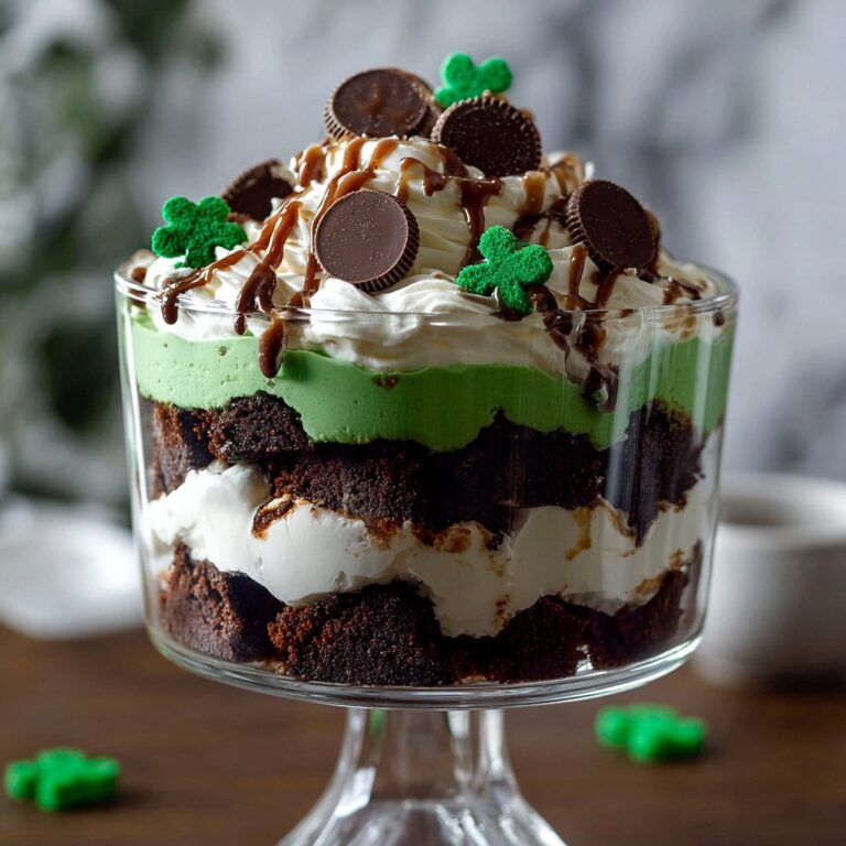 St. Patrick’s Day Brownie Trifle Recipe