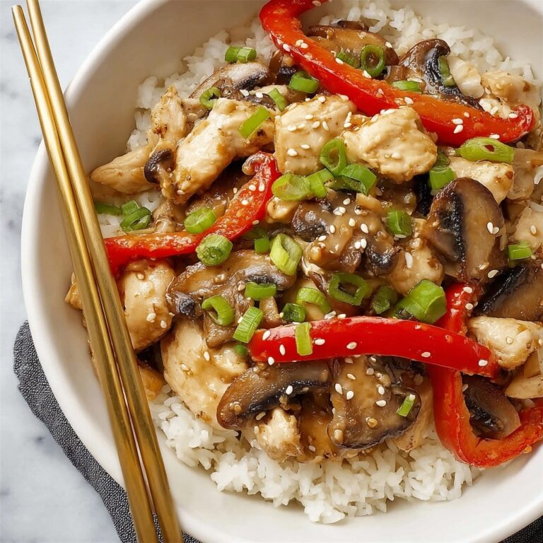 Chicken Mushroom Stir Fry Recipe