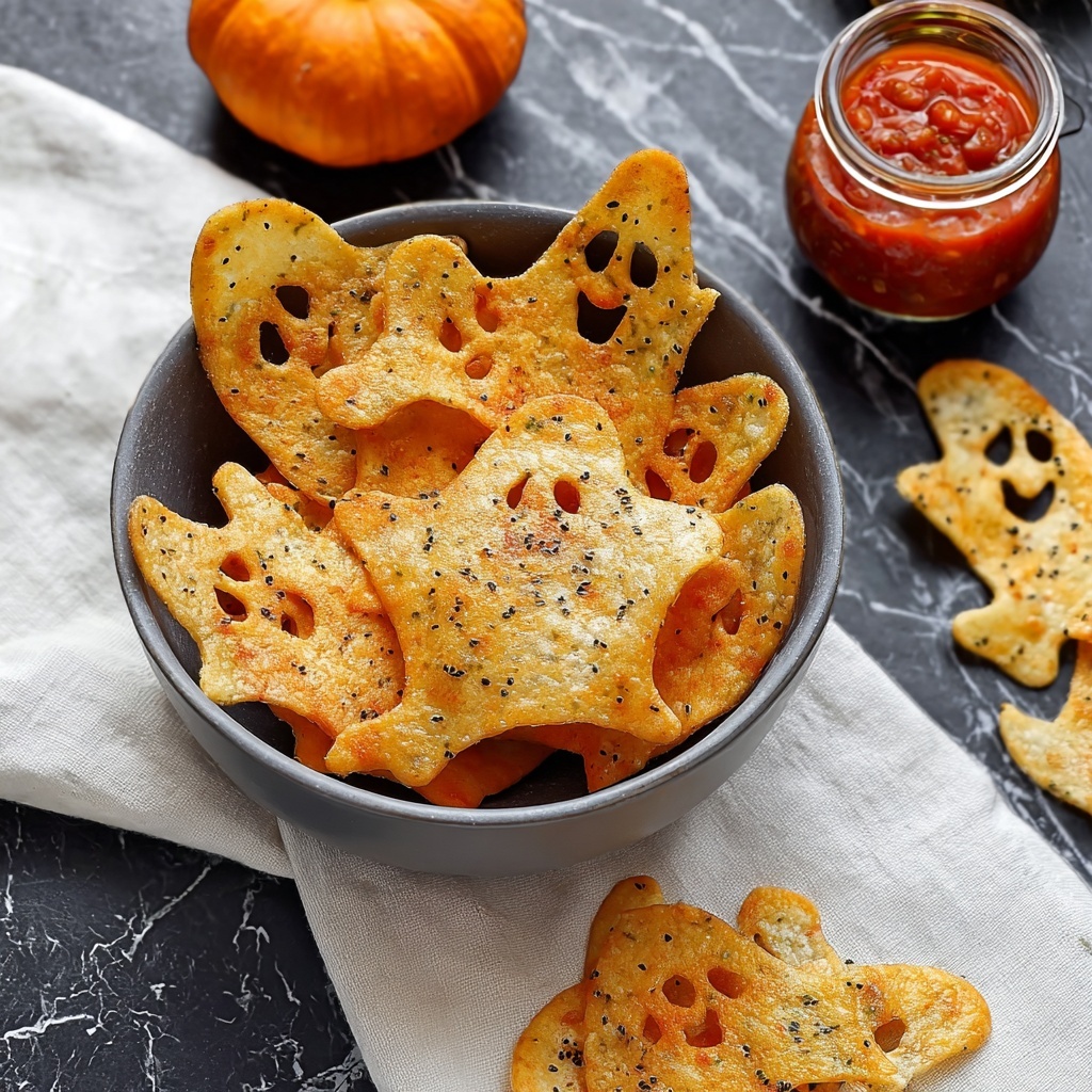 Spooky Baked Halloween Chips Recipe - Recipe Image