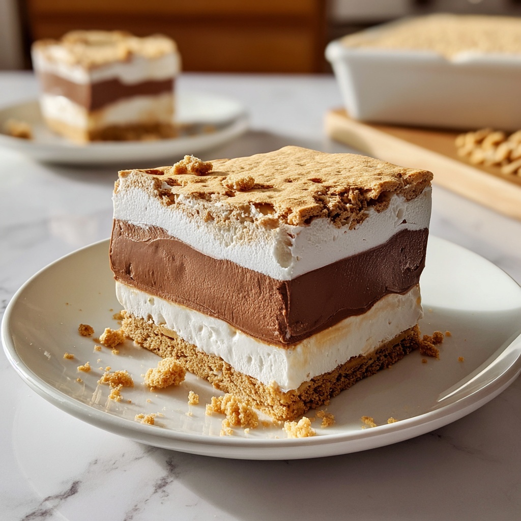 Frozen S'mores Dessert Bars Recipe - Recipe Image