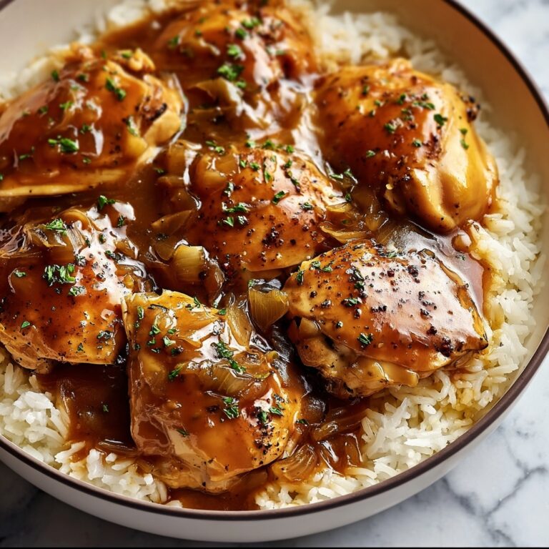 Smothered Chicken and Rice Recipe
