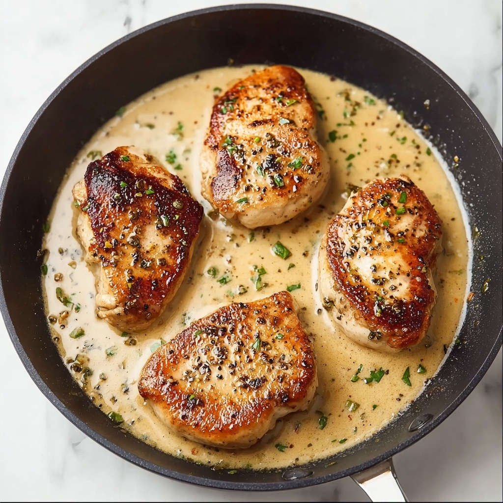 Creamy Garlic Parmesan Chicken Skillet Recipe - Recipe Image