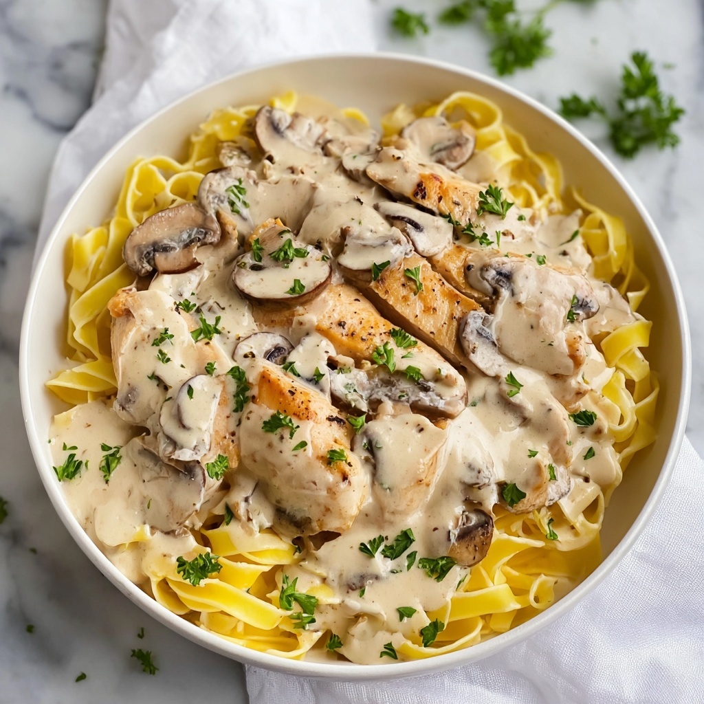 Leftover Roast Chicken Stroganoff Recipe - Recipe Image