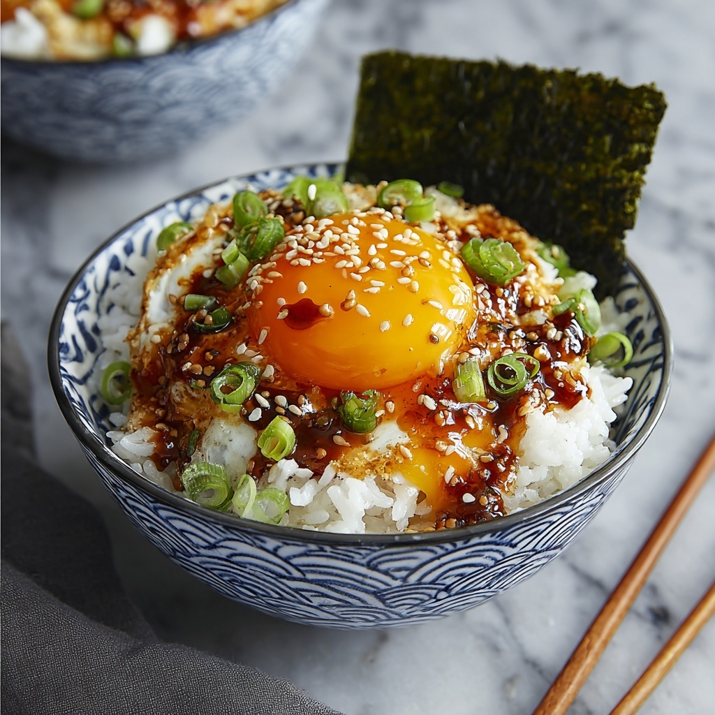 Gyeran Bap (Korean Egg Rice) Recipe - Recipe Image