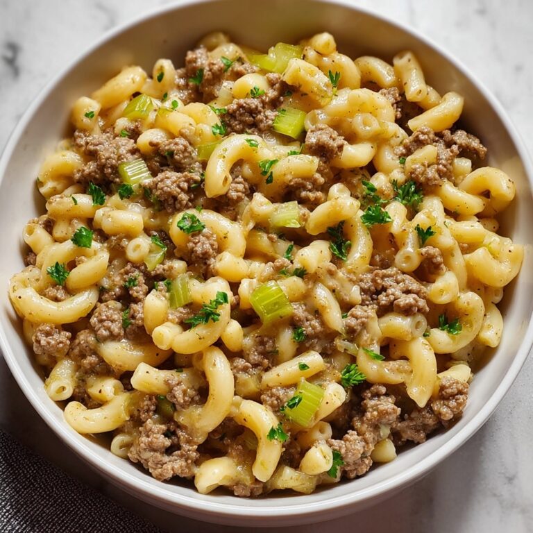 Leek Beef Macaroni Creamy Recipe
