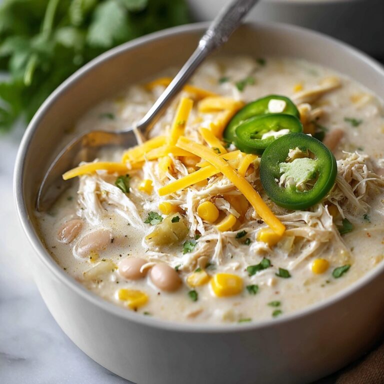 Creamy Crockpot White Chicken Chili Recipe