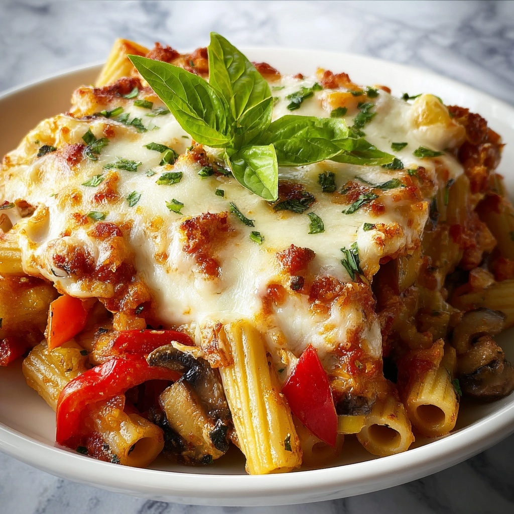 Veggie Pasta Bake Recipe - Recipe Image