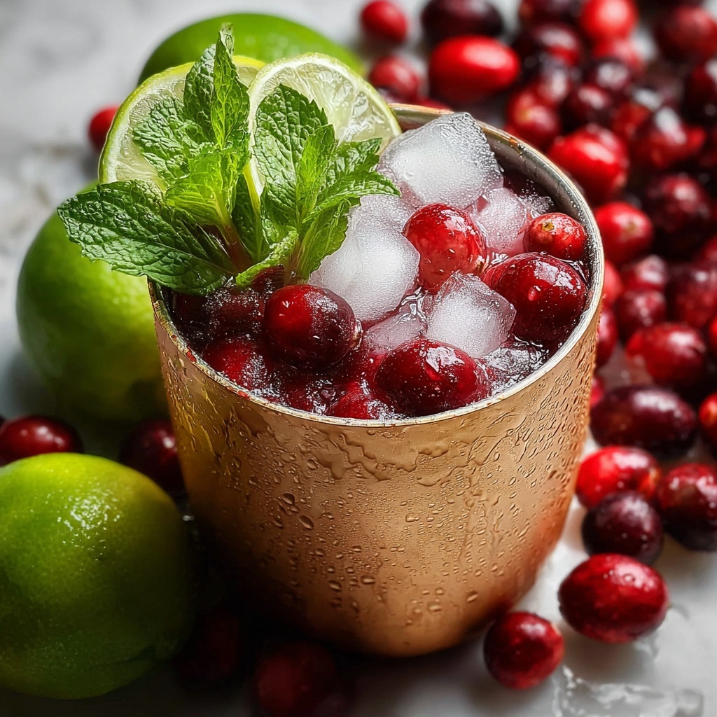 Holiday Cranberry Moscow Mules Recipe - Recipe Image