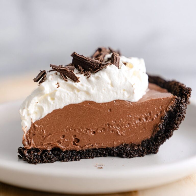 No Bake Vegan Chocolate Pie Recipe