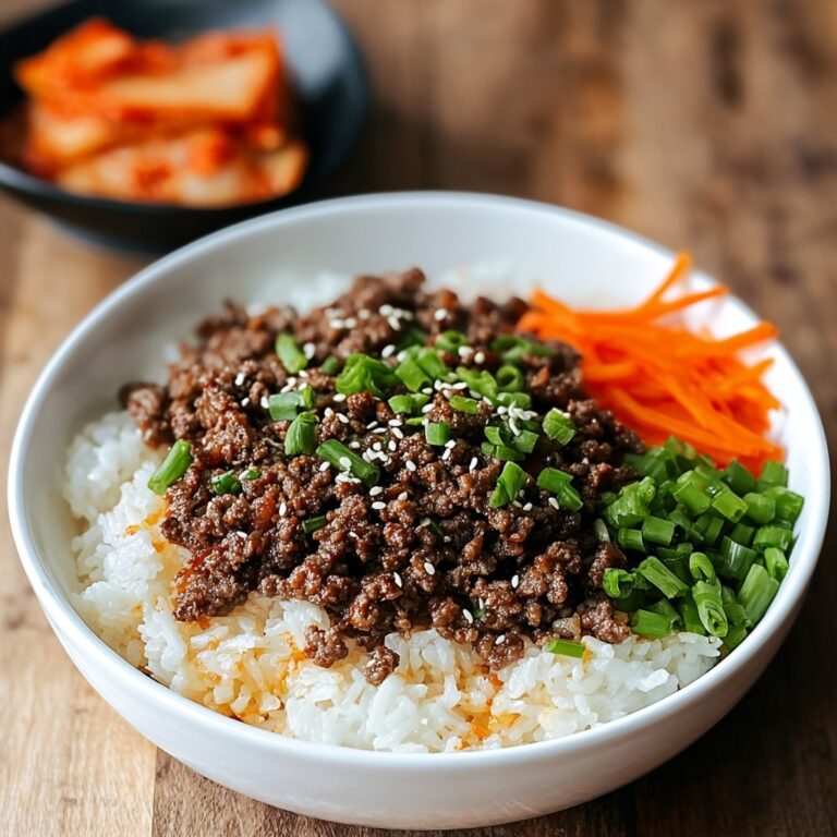 Korean Ground Beef Bowl Recipe