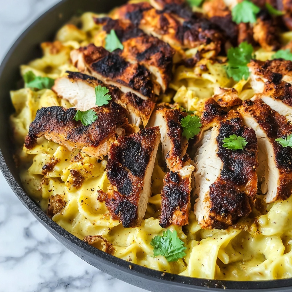 Blackened Cajun Chicken Alfredo Recipe - Recipe Image