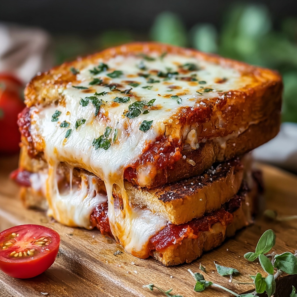 Heavenly Pizza Grilled Cheese Recipe - Recipe Image