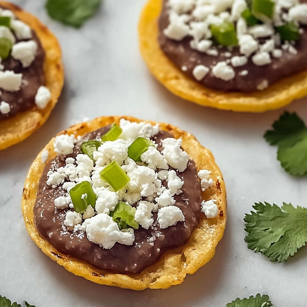 Sopes with Refried Beans and Cheese Recipe - Recipe Image