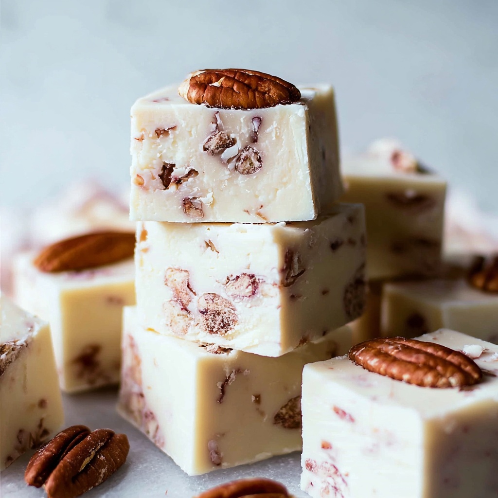 Strawberry Pecan Fudge Recipe - Recipe Image