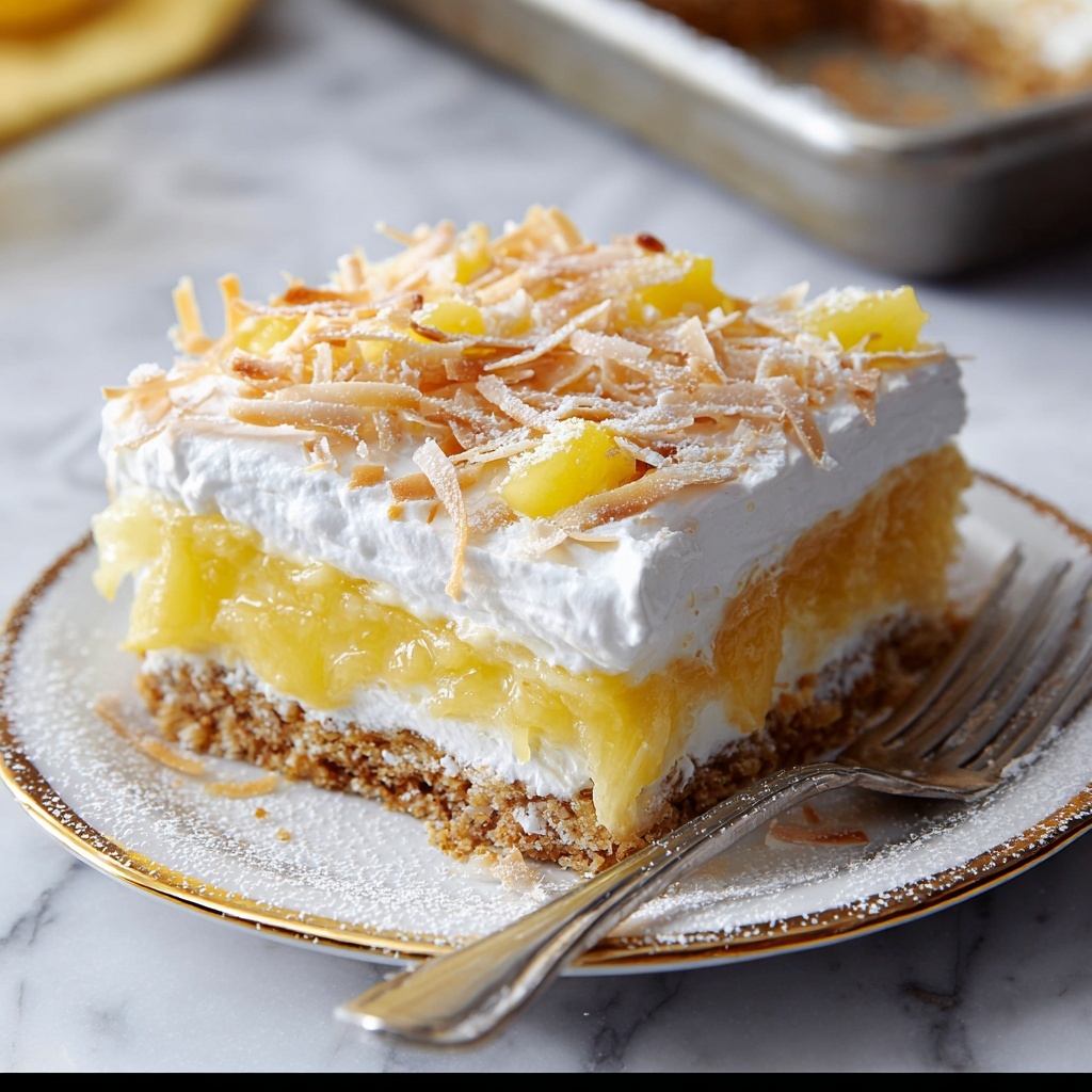 Easy No-Bake Pineapple Dessert Recipe - Recipe Image