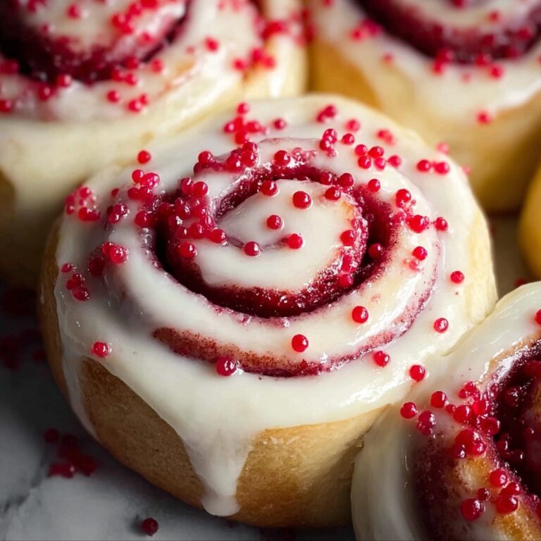 Soft Red Velvet Cinnamon Rolls Recipe
