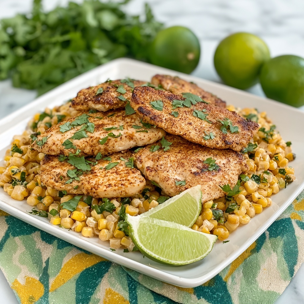 Cilantro-Lime Chicken with Fresh Corn Salsa Recipe - Recipe Image