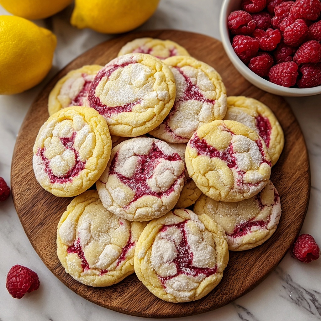 Lemon Raspberry Cookies Recipe - Recipe Image