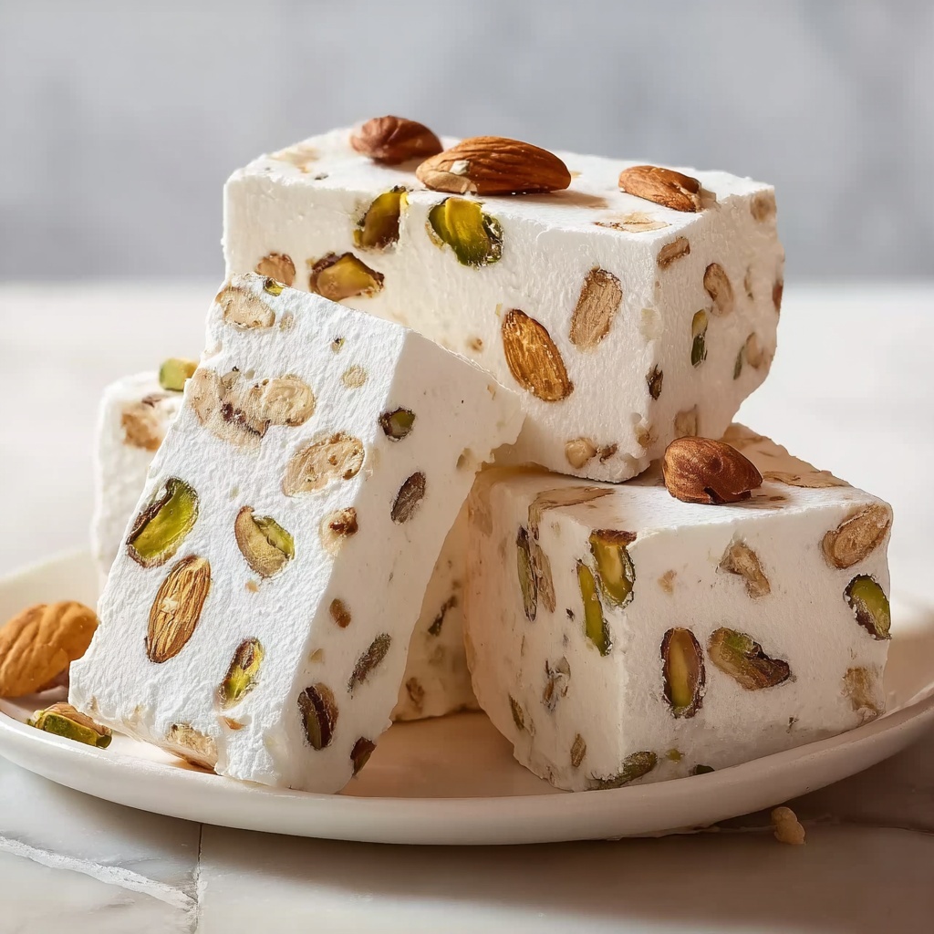 Italian Torrone: Craft Soft Nougat for Festive Joy Recipe - Recipe Image