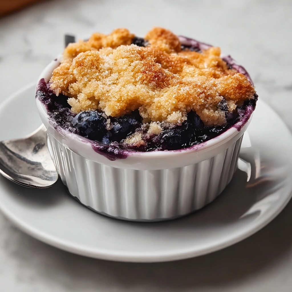 Blueberry Dump Cake Recipe - Recipe Image