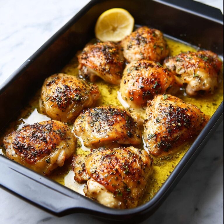 Baked Greek Lemon Chicken Recipe