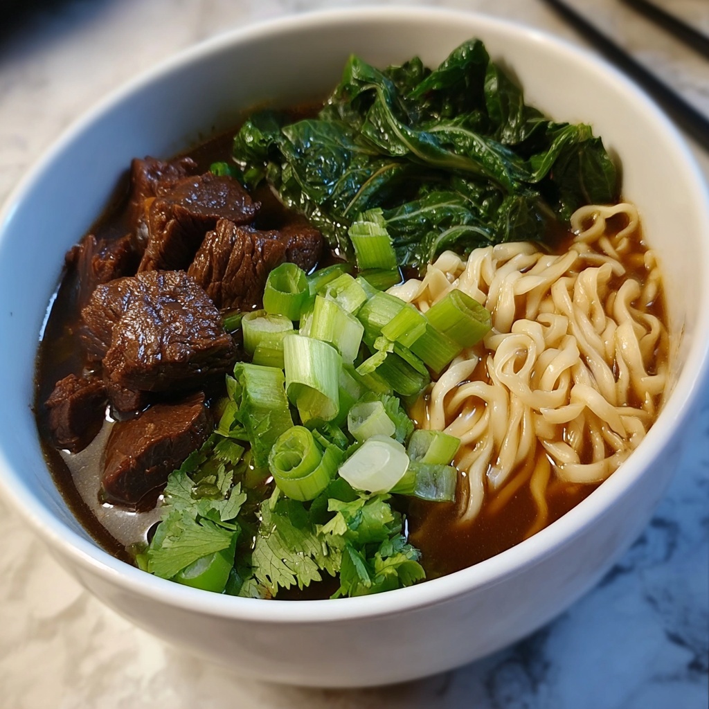 Taiwanese Braised Beef Noodle Soup Recipe - Recipe Image