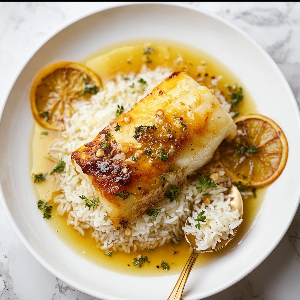 Baked Honey Marinated Cod Recipe - Recipe Image