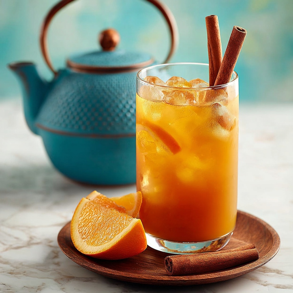 Orange Cinnamon Iced Tea: A Refreshing Summer Recipe - Recipe Image