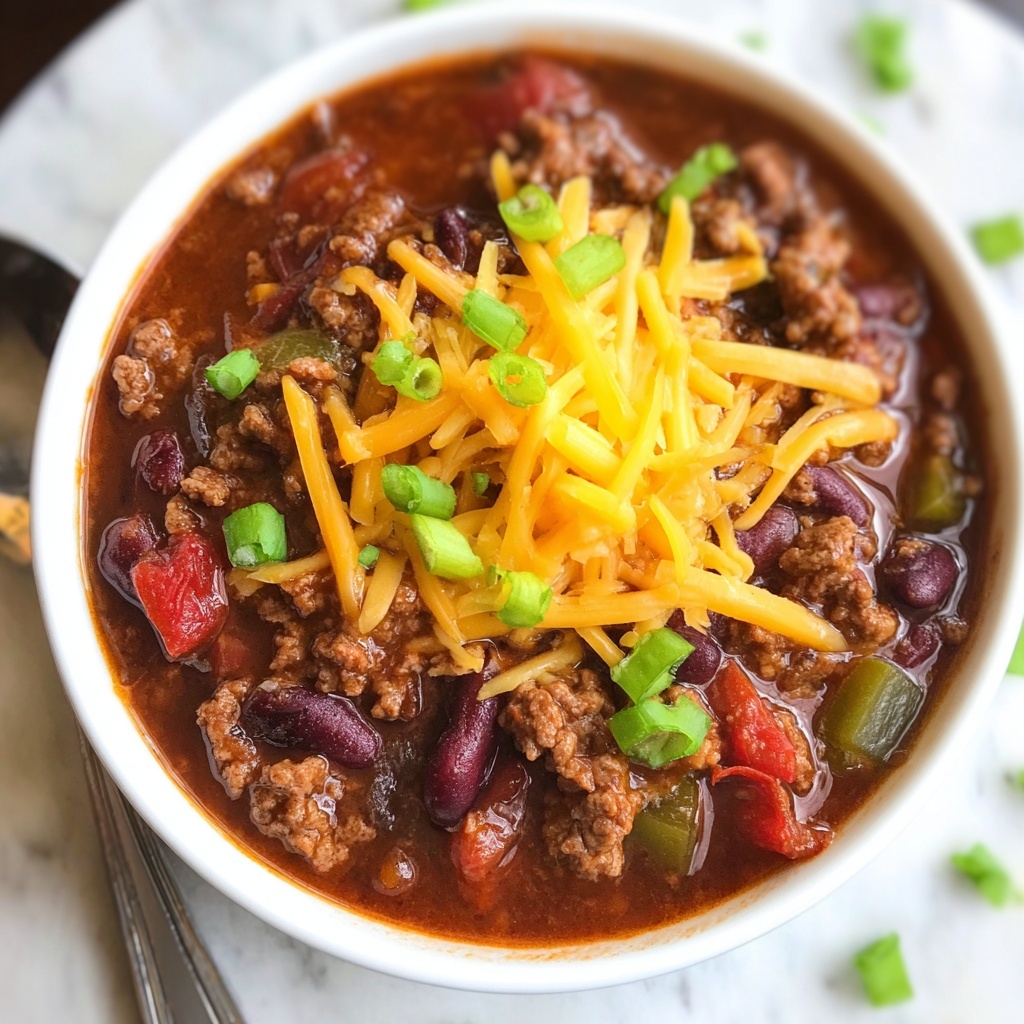 The Best Ground Beef Chili Recipe - Recipe Image