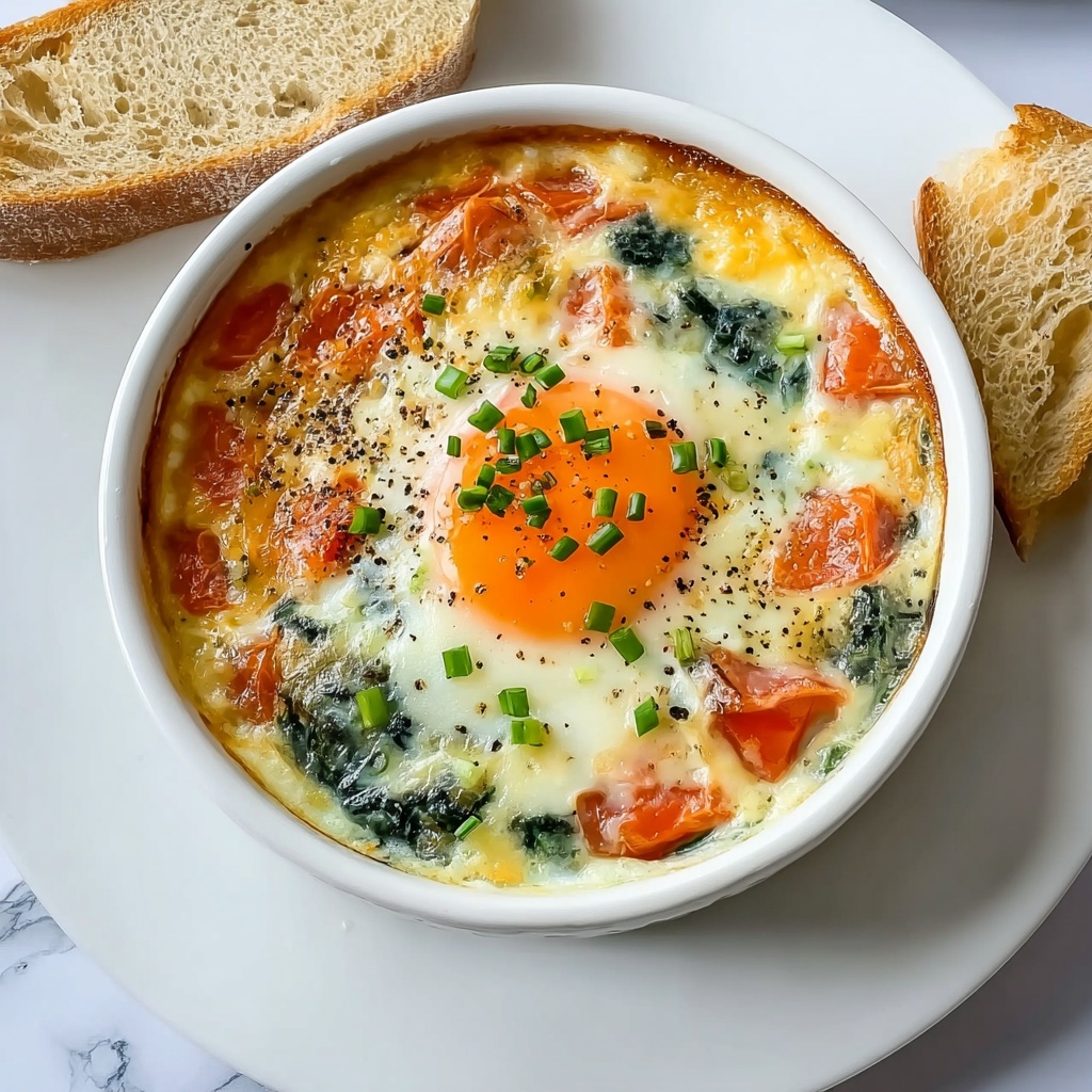 Baked Feta Eggs Recipe - Recipe Image