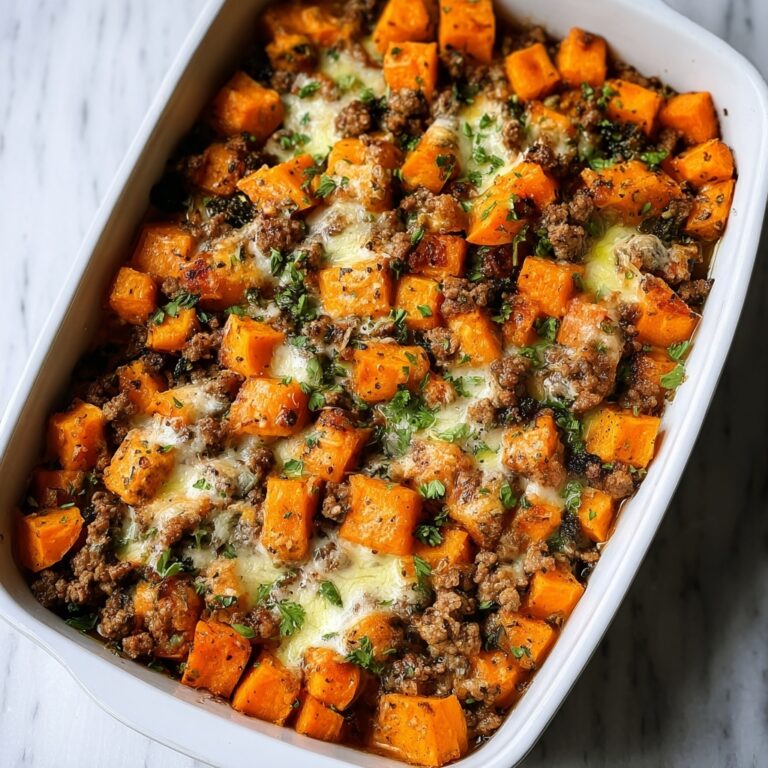 Healthy Ground Turkey Sweet Potato Bake Recipe