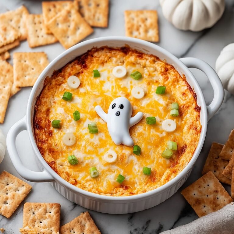 Creepy-Good Halloween Buffalo Chicken Dip Recipe