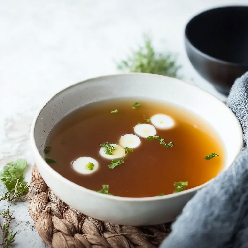 Japanese Clear Soup: Your Healthy Hibachi Twist at Home Recipe - Recipe Image