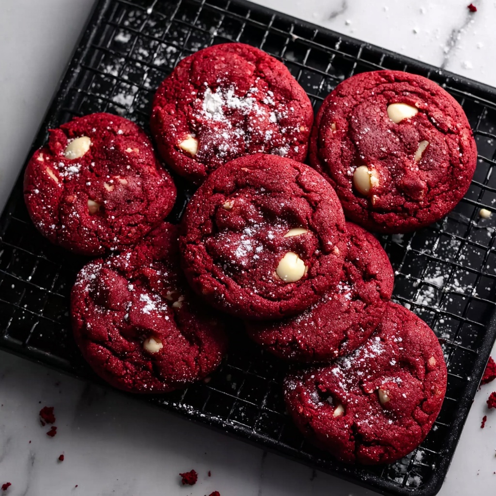 Red Velvet Cookies with Cream Cheese Frosting Recipe - Recipe Image