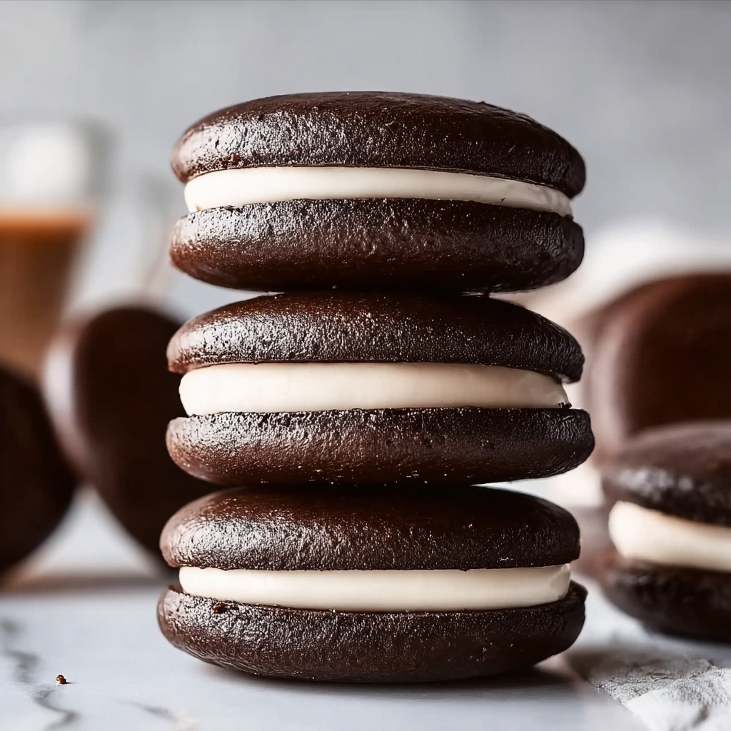 Mouthwatering Chocolate Whoopie Pies for Sweet Cravings Recipe - Recipe Image