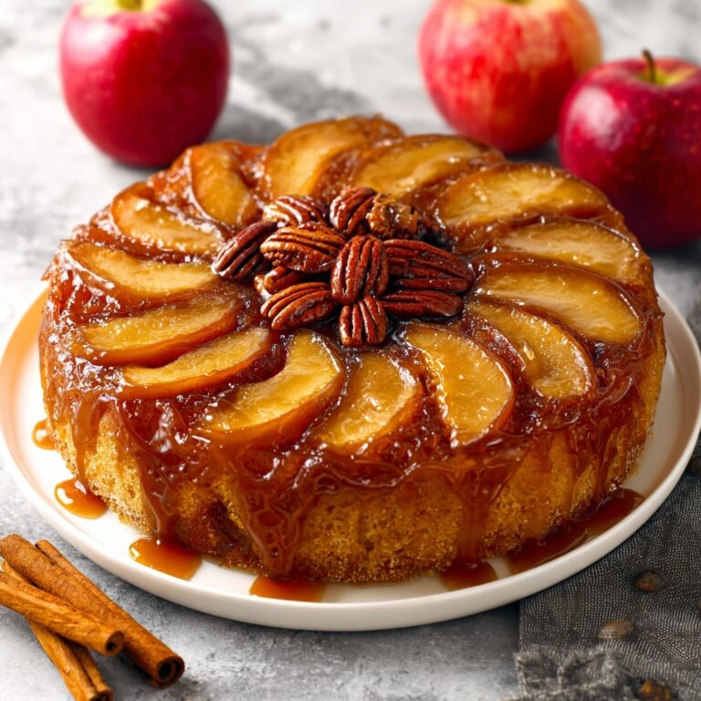 Caramel-Apple Upside-Down Cake Recipe