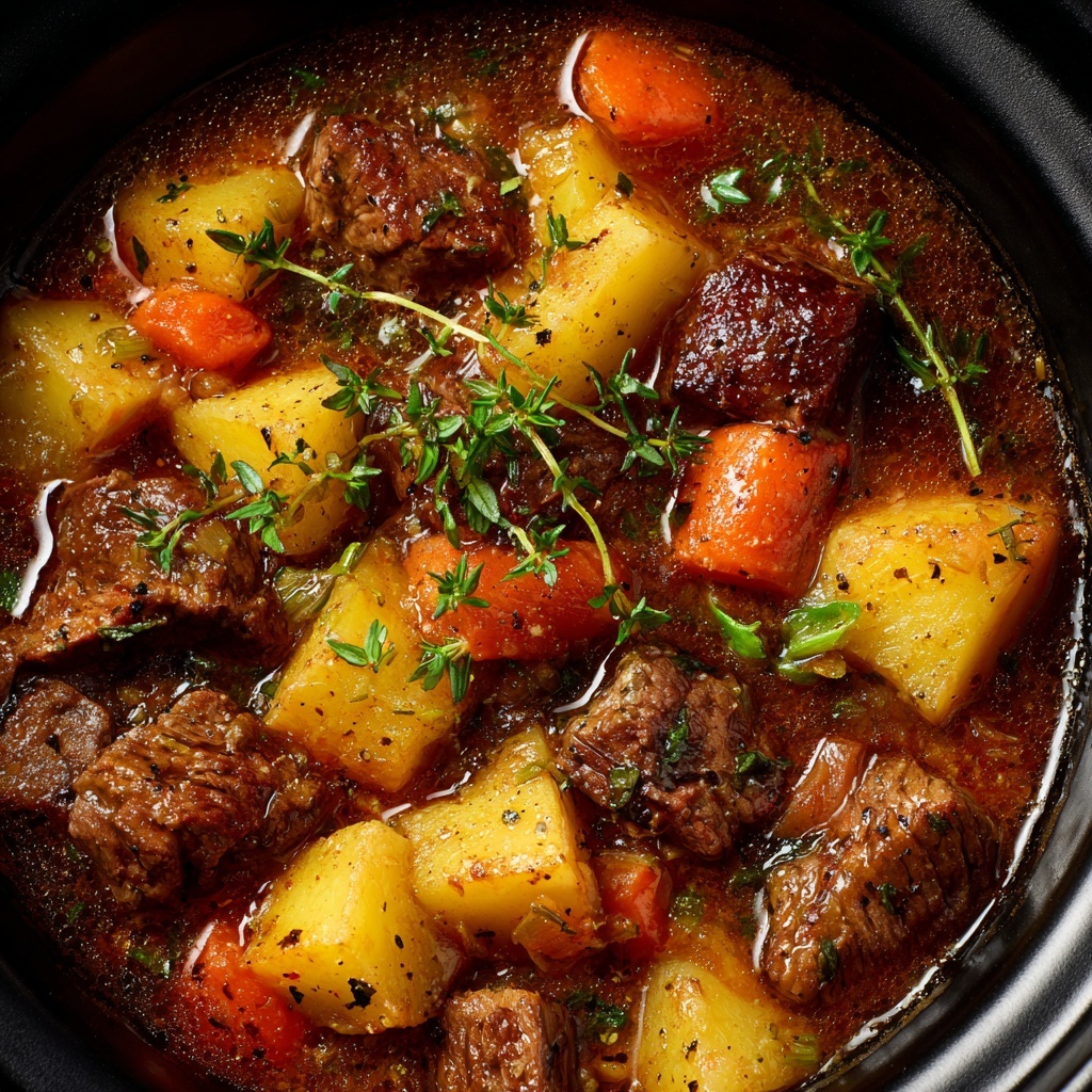Crockpot Sausage Casserole Recipe - Recipe Image
