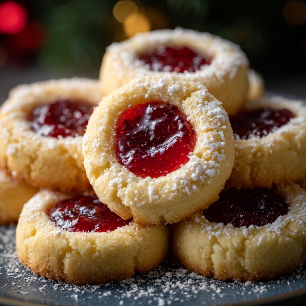 Christmas Cherry Shortbread Cookies Recipe - Recipe Image