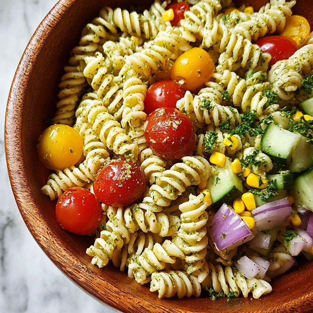 Cilantro Lime Pasta Salad Recipe - Recipe Image