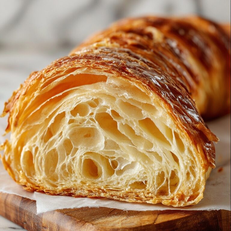 Flaky Sourdough Croissant Bread Recipe
