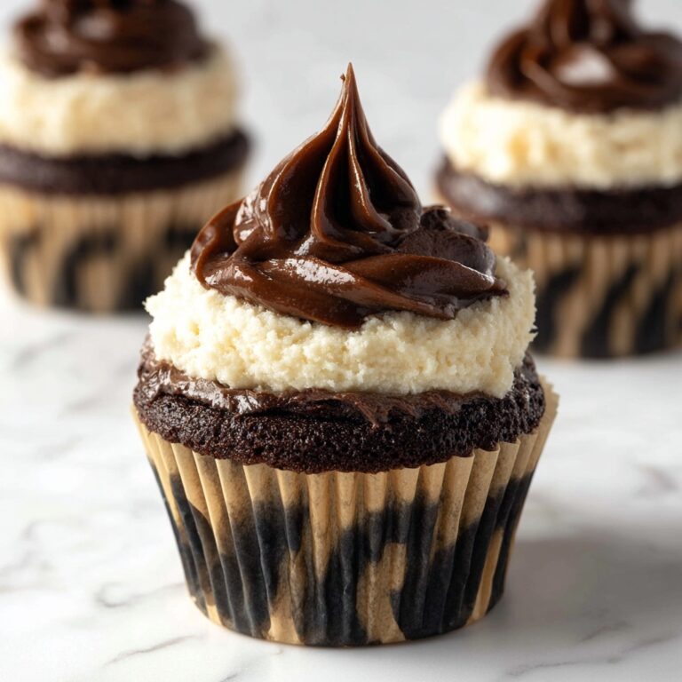 Chocolate Cheesecake Cupcakes with Whipped Ganache Frosting Recipe