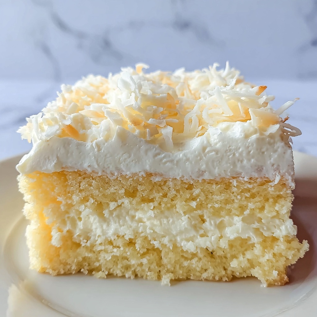 Coconut Cream Cake Recipe - Recipe Image