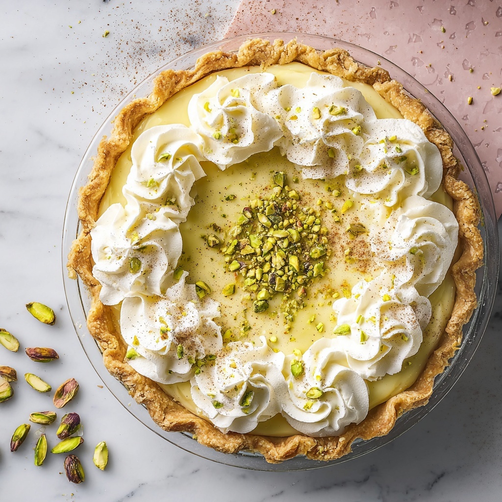 Pistachio Cream Pie Recipe - Recipe Image